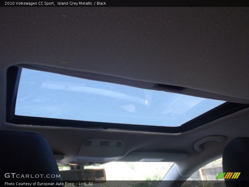 Island Grey Metallic / Black 2010 Volkswagen CC Sport