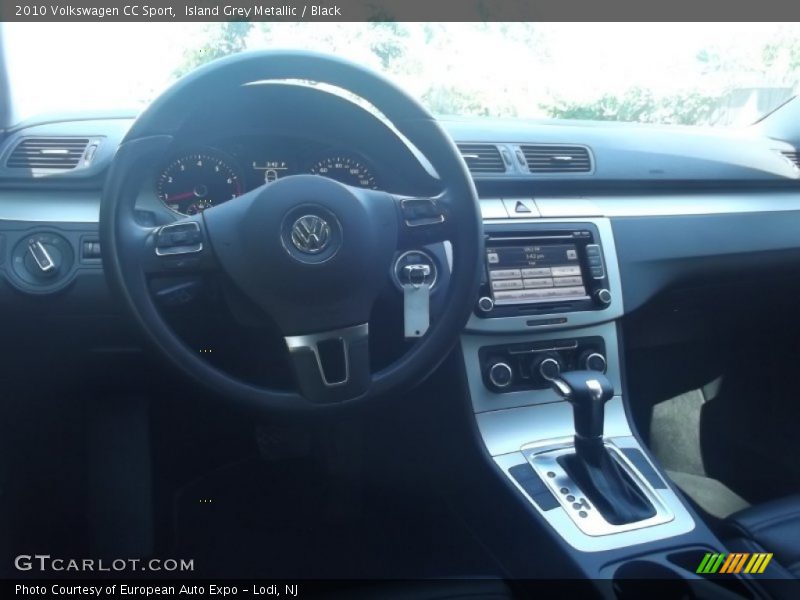 Island Grey Metallic / Black 2010 Volkswagen CC Sport