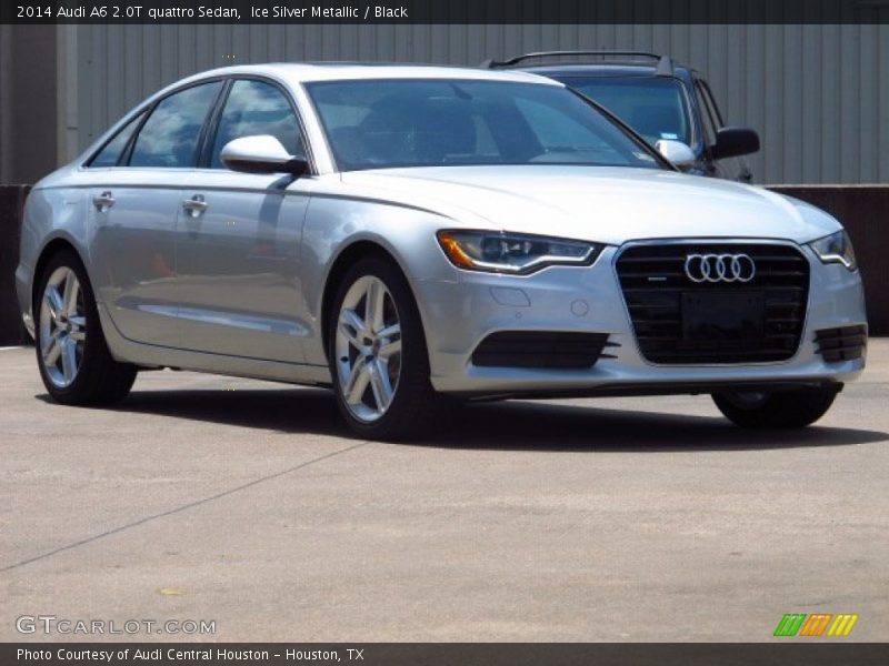 Ice Silver Metallic / Black 2014 Audi A6 2.0T quattro Sedan