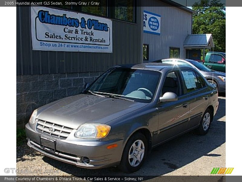 Stormy Gray / Gray 2005 Hyundai Accent GLS Sedan