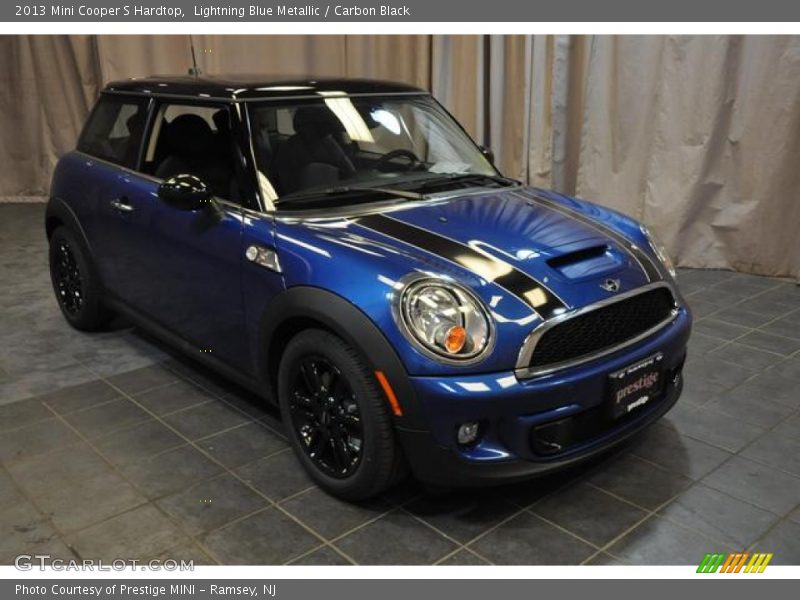 Lightning Blue Metallic / Carbon Black 2013 Mini Cooper S Hardtop