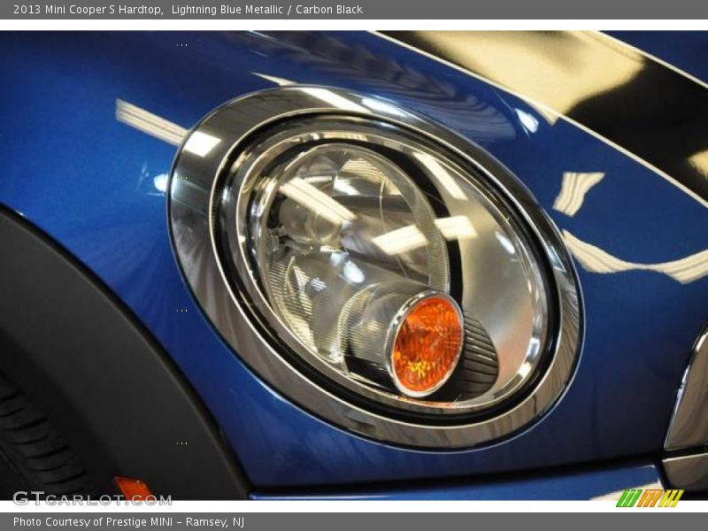 Lightning Blue Metallic / Carbon Black 2013 Mini Cooper S Hardtop