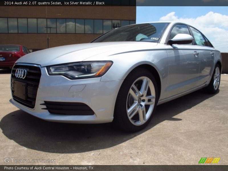 Ice Silver Metallic / Black 2014 Audi A6 2.0T quattro Sedan