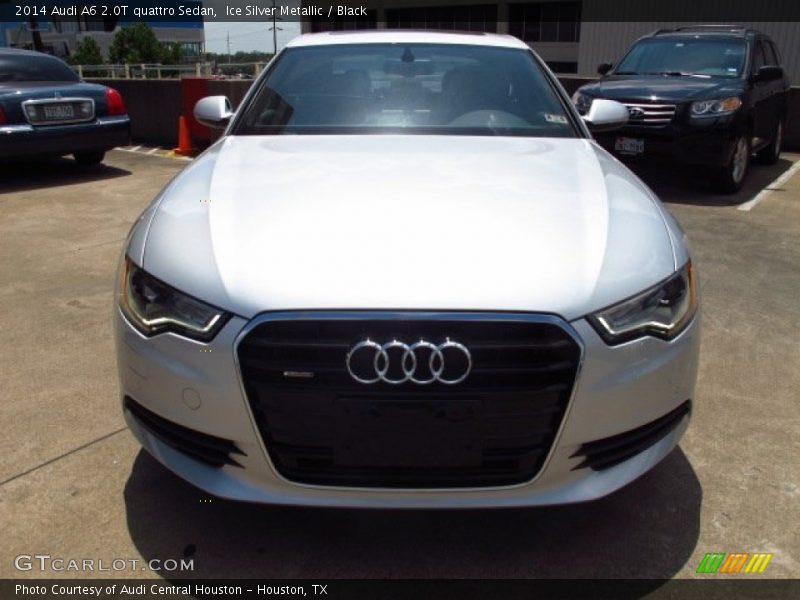 Ice Silver Metallic / Black 2014 Audi A6 2.0T quattro Sedan
