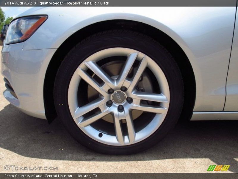 Ice Silver Metallic / Black 2014 Audi A6 2.0T quattro Sedan