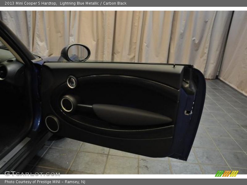 Lightning Blue Metallic / Carbon Black 2013 Mini Cooper S Hardtop