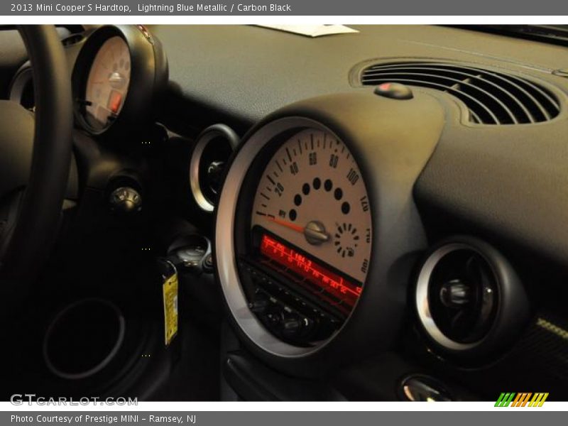 Lightning Blue Metallic / Carbon Black 2013 Mini Cooper S Hardtop