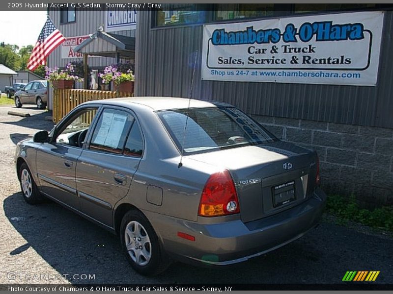 Stormy Gray / Gray 2005 Hyundai Accent GLS Sedan