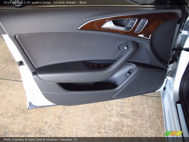 Ice Silver Metallic / Black 2014 Audi A6 2.0T quattro Sedan