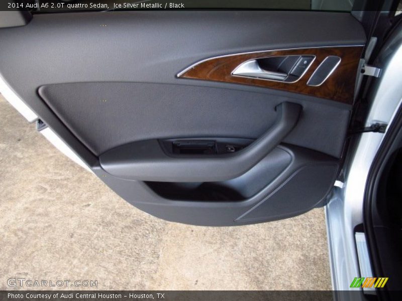 Ice Silver Metallic / Black 2014 Audi A6 2.0T quattro Sedan