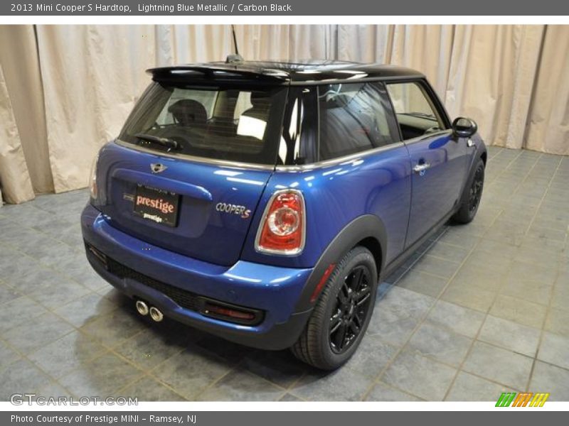 Lightning Blue Metallic / Carbon Black 2013 Mini Cooper S Hardtop