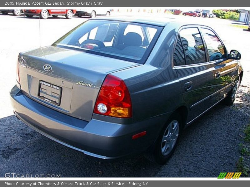 Stormy Gray / Gray 2005 Hyundai Accent GLS Sedan