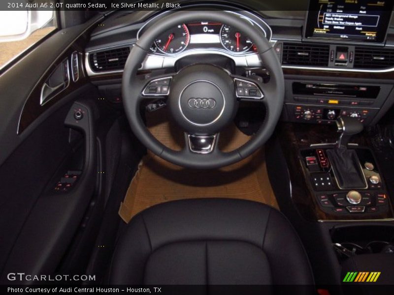 Ice Silver Metallic / Black 2014 Audi A6 2.0T quattro Sedan