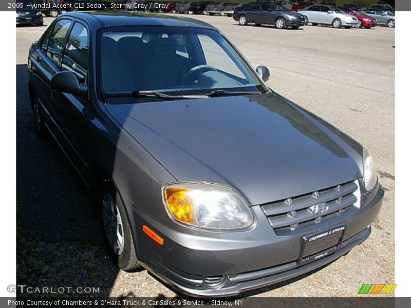 Stormy Gray / Gray 2005 Hyundai Accent GLS Sedan