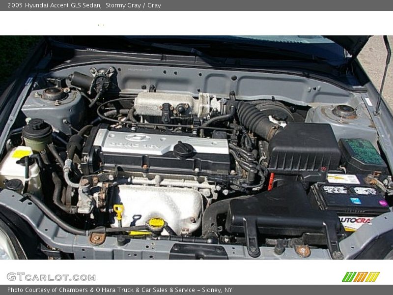 Stormy Gray / Gray 2005 Hyundai Accent GLS Sedan