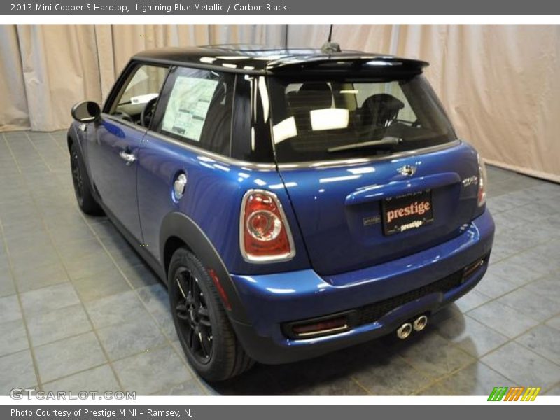 Lightning Blue Metallic / Carbon Black 2013 Mini Cooper S Hardtop