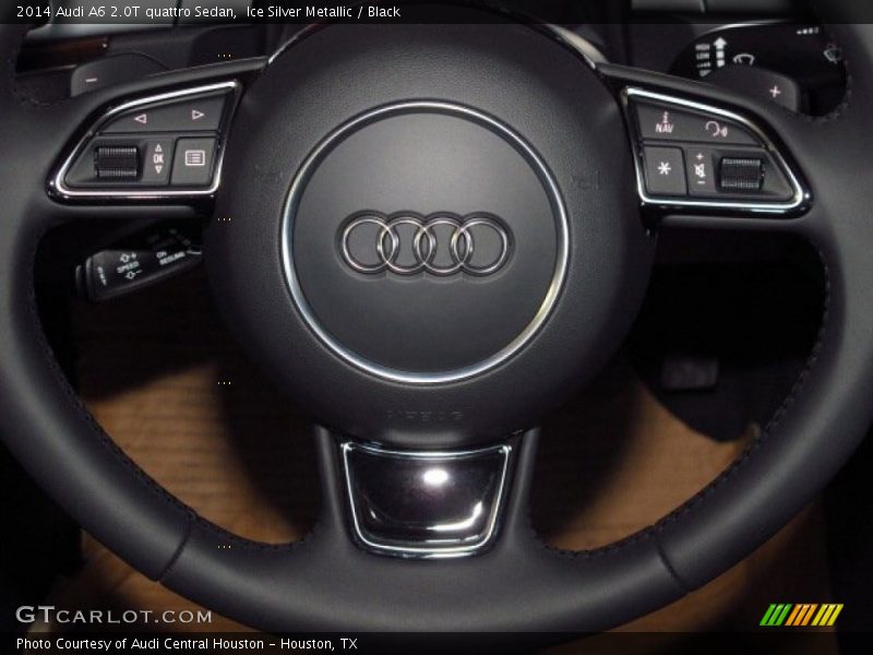Ice Silver Metallic / Black 2014 Audi A6 2.0T quattro Sedan