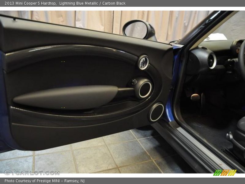 Lightning Blue Metallic / Carbon Black 2013 Mini Cooper S Hardtop