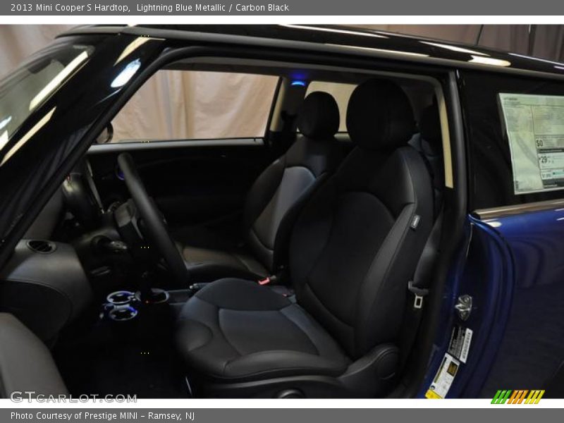 Lightning Blue Metallic / Carbon Black 2013 Mini Cooper S Hardtop