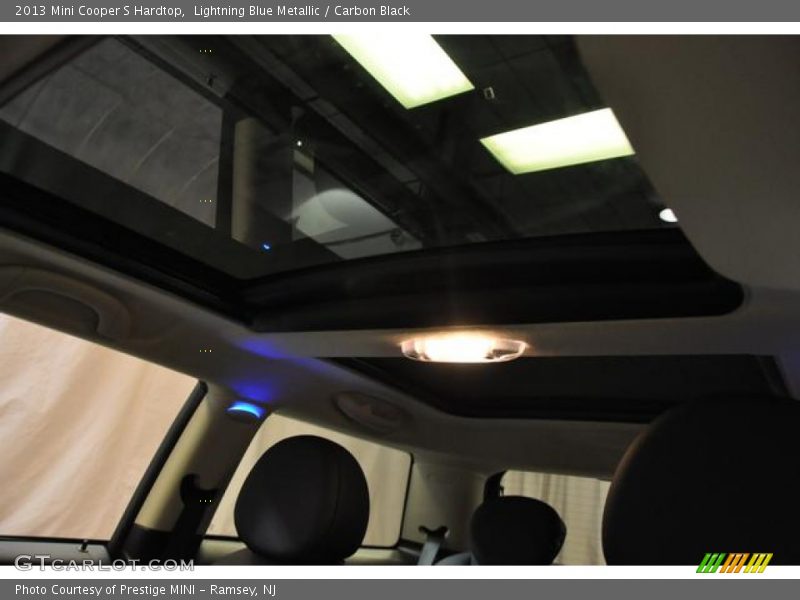 Lightning Blue Metallic / Carbon Black 2013 Mini Cooper S Hardtop