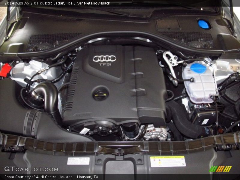Ice Silver Metallic / Black 2014 Audi A6 2.0T quattro Sedan