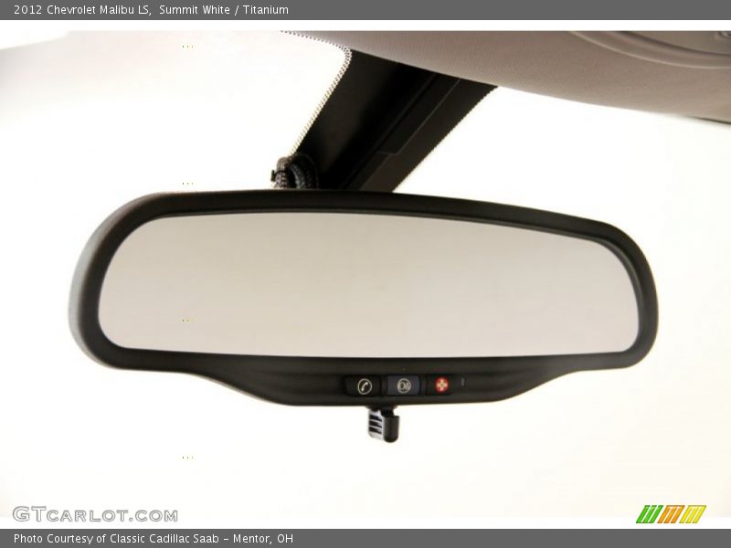Summit White / Titanium 2012 Chevrolet Malibu LS