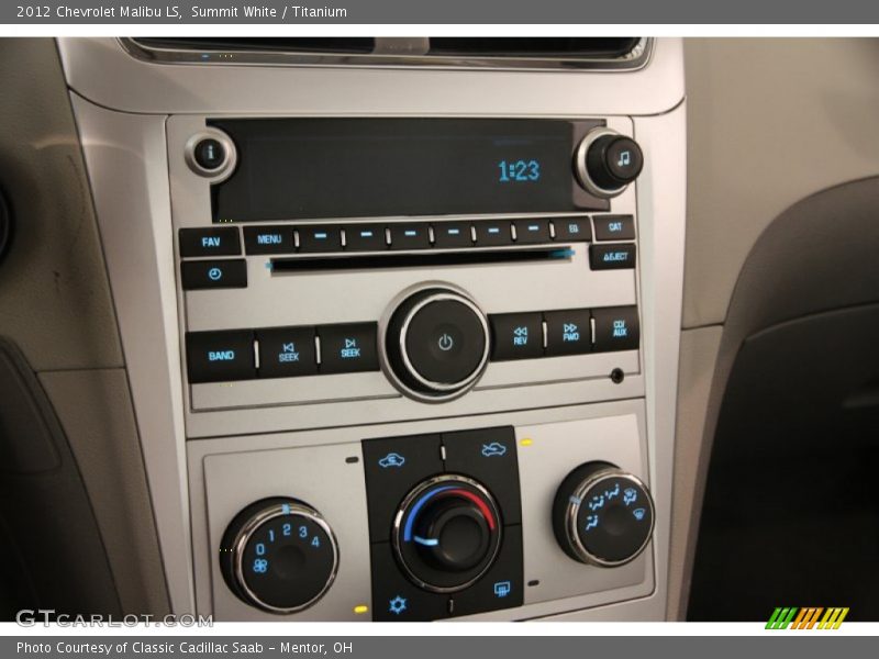 Summit White / Titanium 2012 Chevrolet Malibu LS