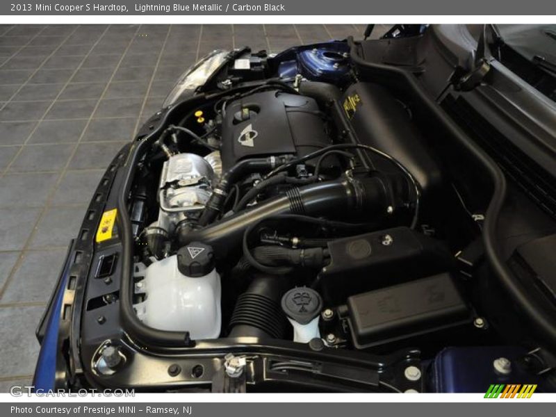 Lightning Blue Metallic / Carbon Black 2013 Mini Cooper S Hardtop