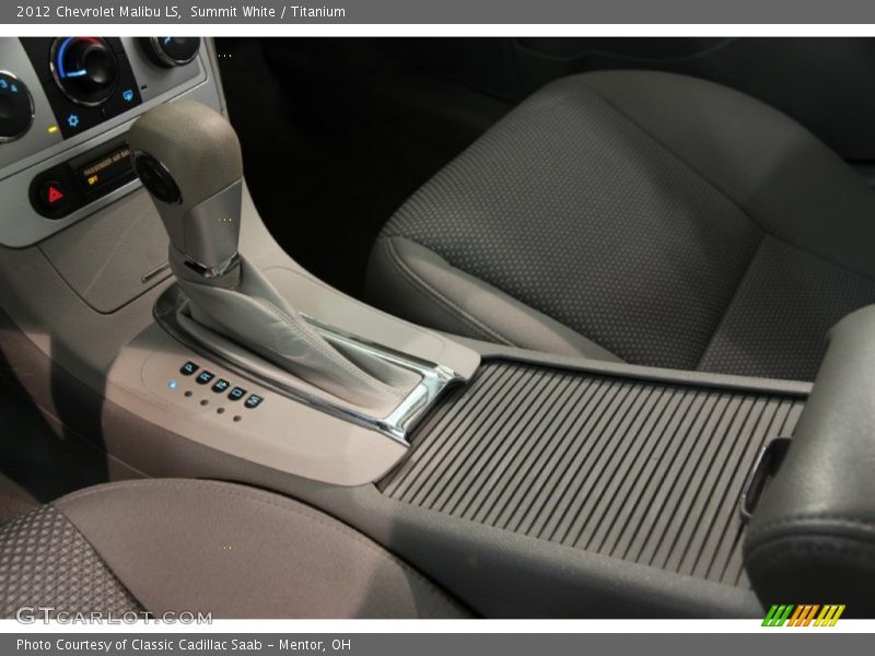 Summit White / Titanium 2012 Chevrolet Malibu LS