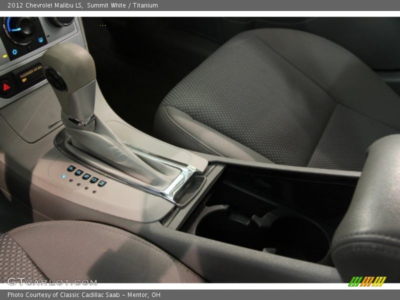Summit White / Titanium 2012 Chevrolet Malibu LS
