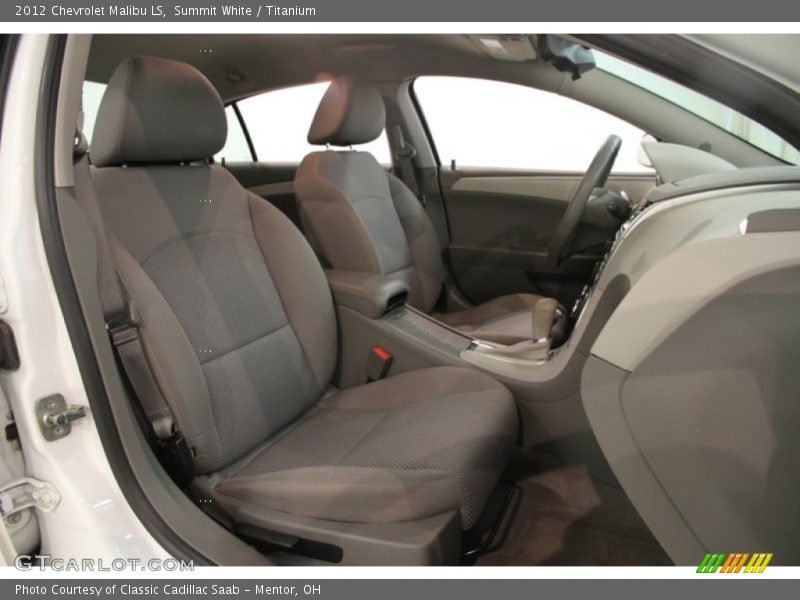 Summit White / Titanium 2012 Chevrolet Malibu LS
