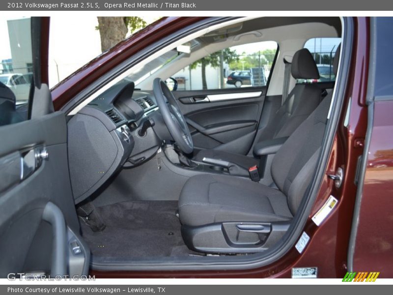 Opera Red Metallic / Titan Black 2012 Volkswagen Passat 2.5L S