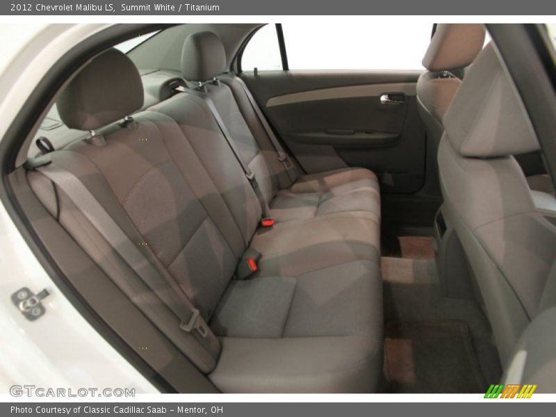 Summit White / Titanium 2012 Chevrolet Malibu LS