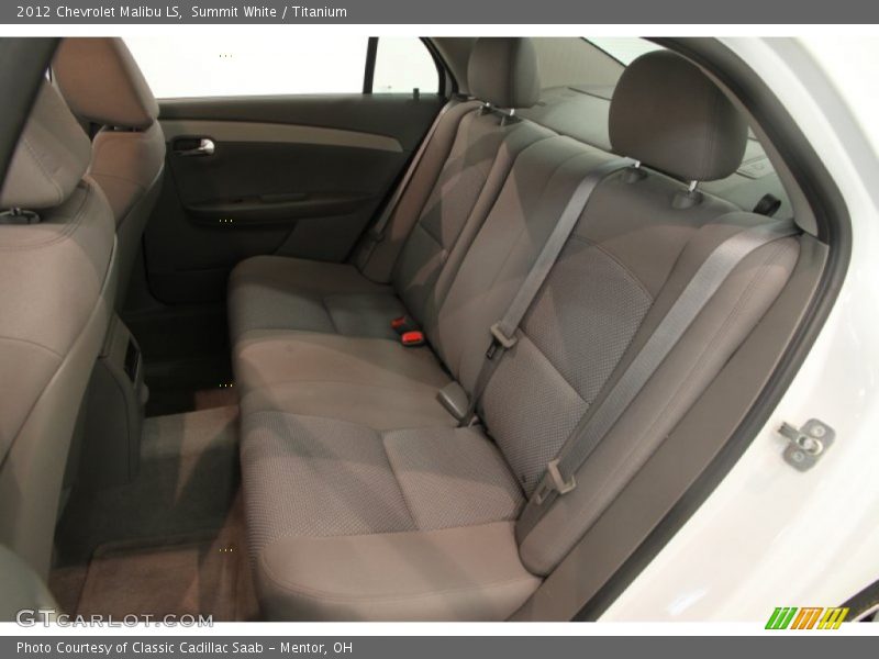 Summit White / Titanium 2012 Chevrolet Malibu LS