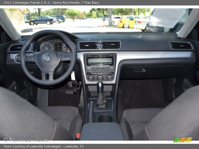 Opera Red Metallic / Titan Black 2012 Volkswagen Passat 2.5L S