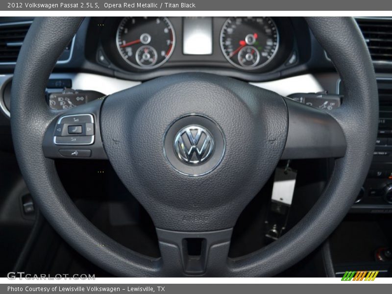 Opera Red Metallic / Titan Black 2012 Volkswagen Passat 2.5L S