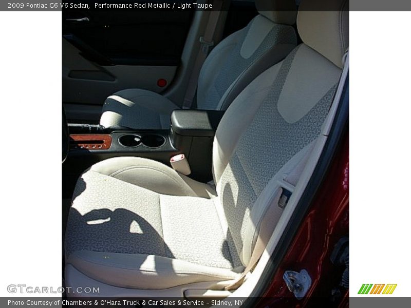 Performance Red Metallic / Light Taupe 2009 Pontiac G6 V6 Sedan