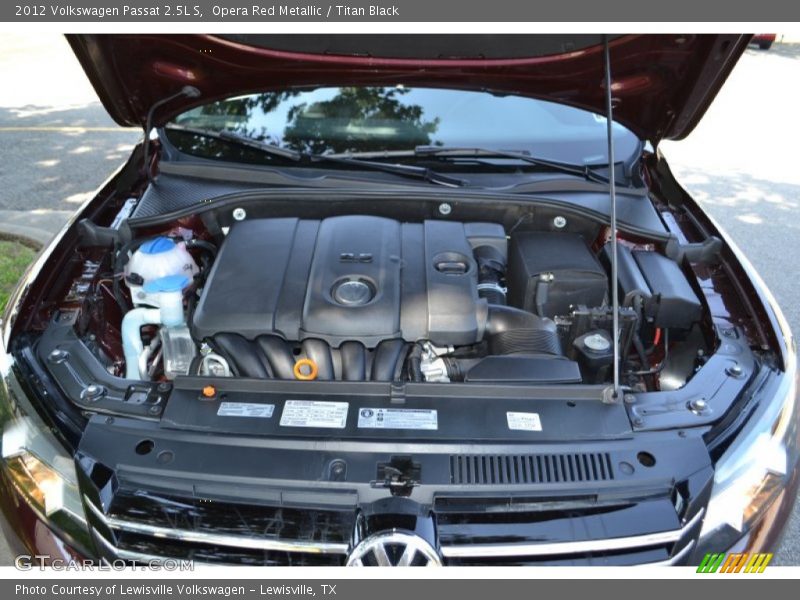 Opera Red Metallic / Titan Black 2012 Volkswagen Passat 2.5L S