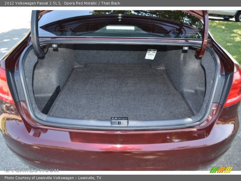 Opera Red Metallic / Titan Black 2012 Volkswagen Passat 2.5L S