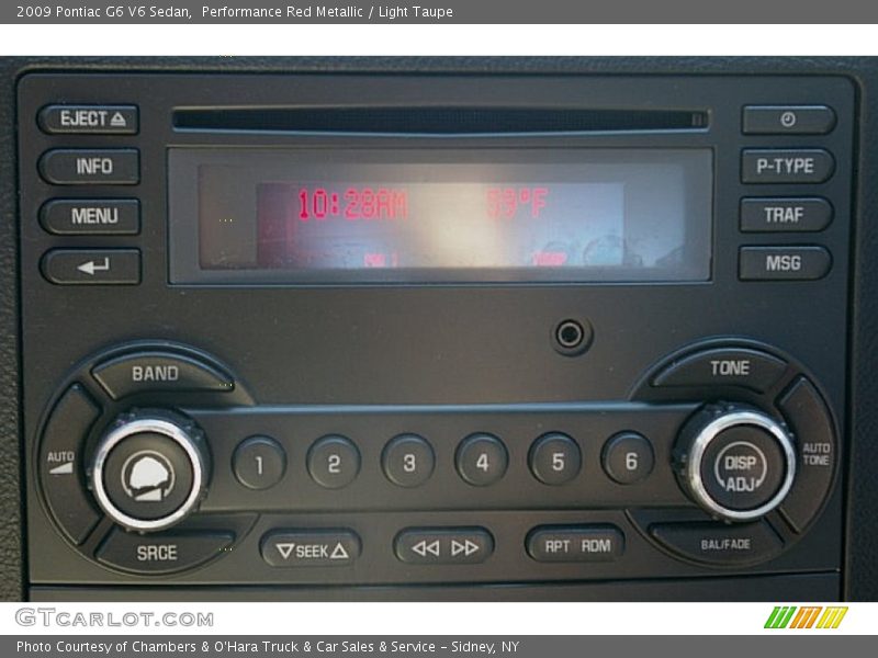 Performance Red Metallic / Light Taupe 2009 Pontiac G6 V6 Sedan