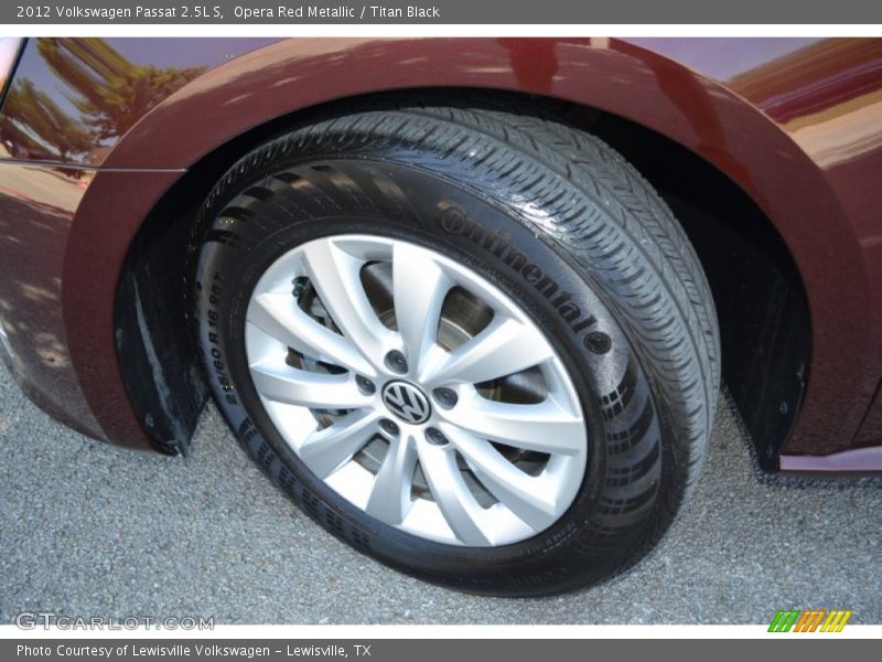 Opera Red Metallic / Titan Black 2012 Volkswagen Passat 2.5L S