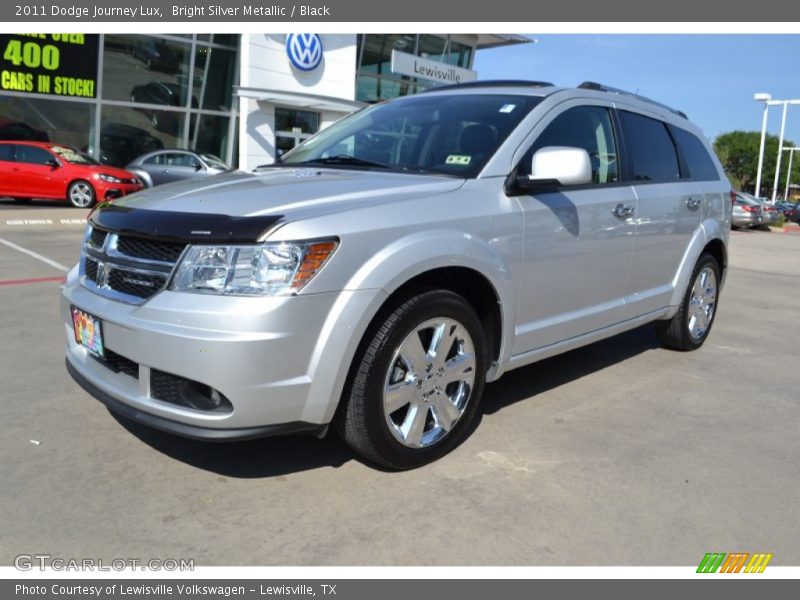 Bright Silver Metallic / Black 2011 Dodge Journey Lux
