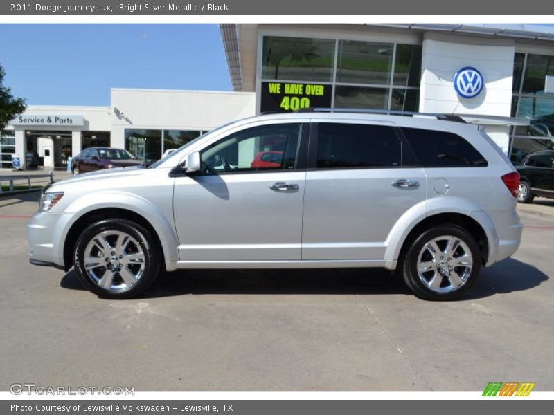 Bright Silver Metallic / Black 2011 Dodge Journey Lux