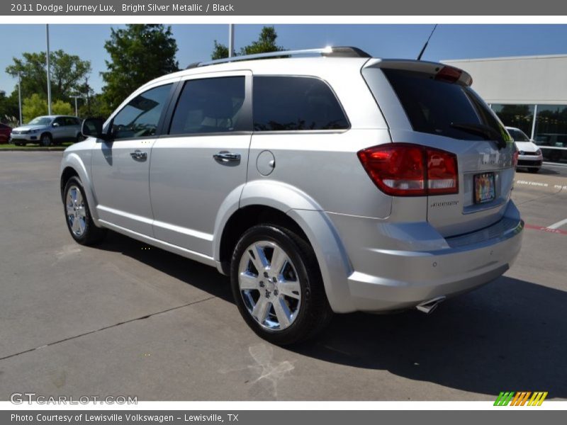 Bright Silver Metallic / Black 2011 Dodge Journey Lux