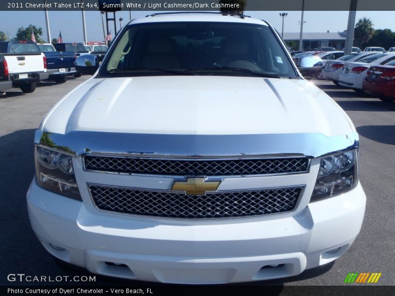 Summit White / Light Cashmere/Dark Cashmere 2011 Chevrolet Tahoe LTZ 4x4