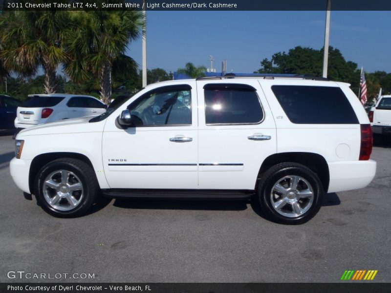 Summit White / Light Cashmere/Dark Cashmere 2011 Chevrolet Tahoe LTZ 4x4