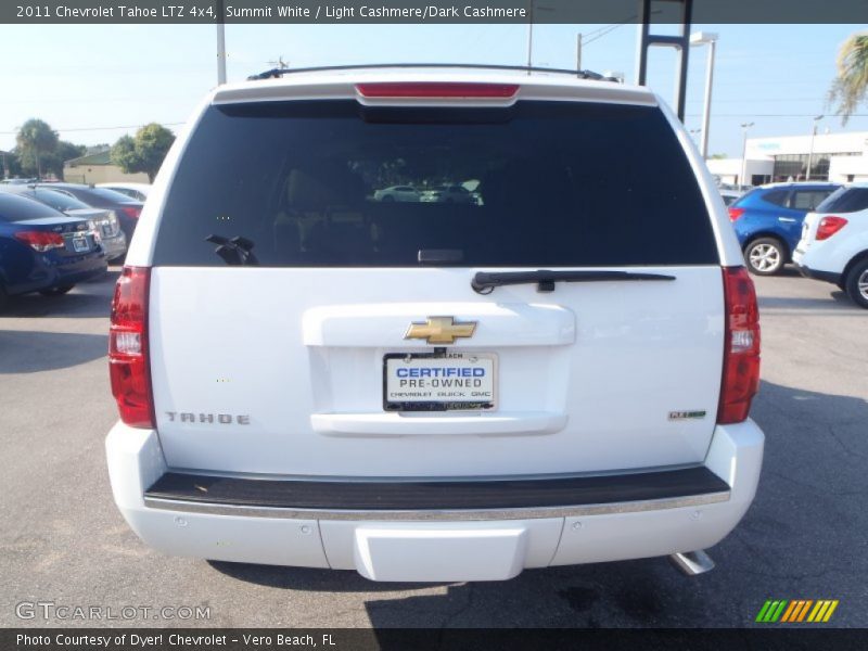 Summit White / Light Cashmere/Dark Cashmere 2011 Chevrolet Tahoe LTZ 4x4