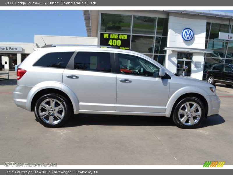 Bright Silver Metallic / Black 2011 Dodge Journey Lux