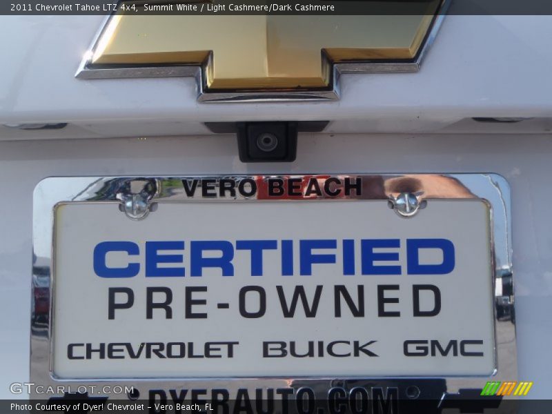Summit White / Light Cashmere/Dark Cashmere 2011 Chevrolet Tahoe LTZ 4x4