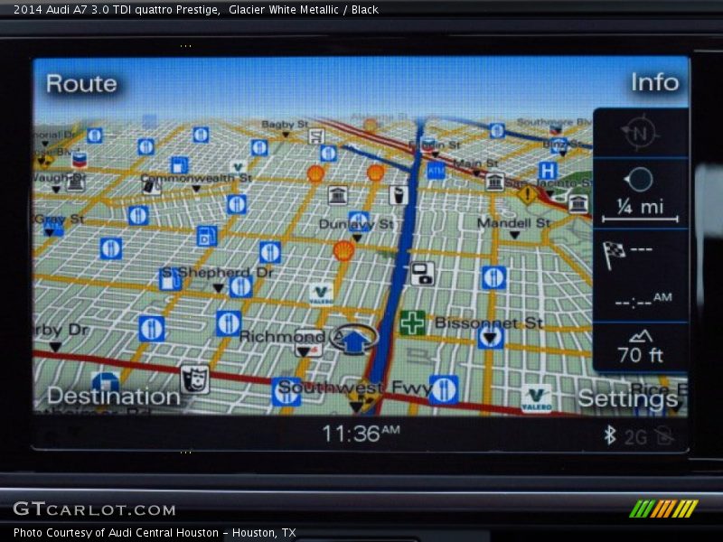 Navigation of 2014 A7 3.0 TDI quattro Prestige